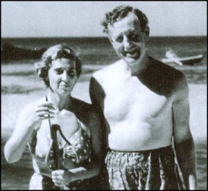 Blanche Blackwell and Ian Fleming